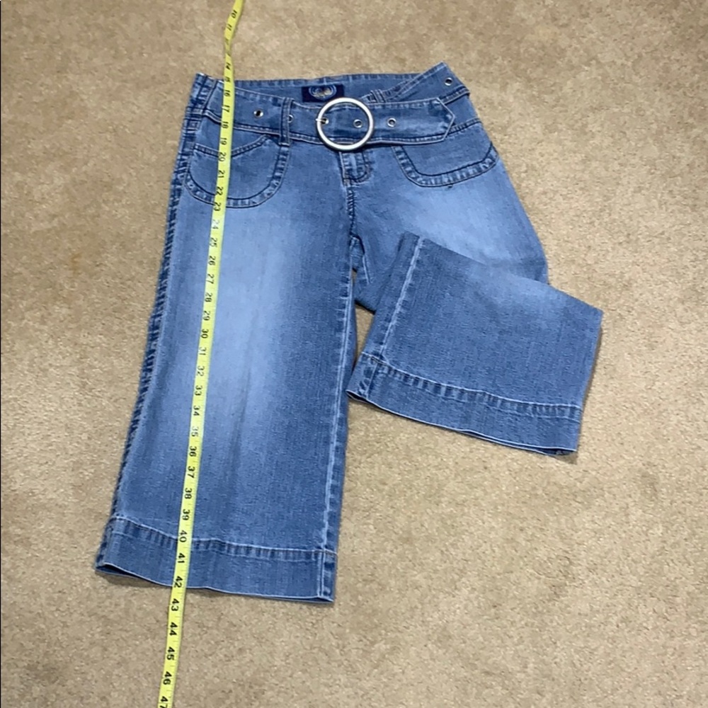 Angels Flare Leg Cropped Jeans